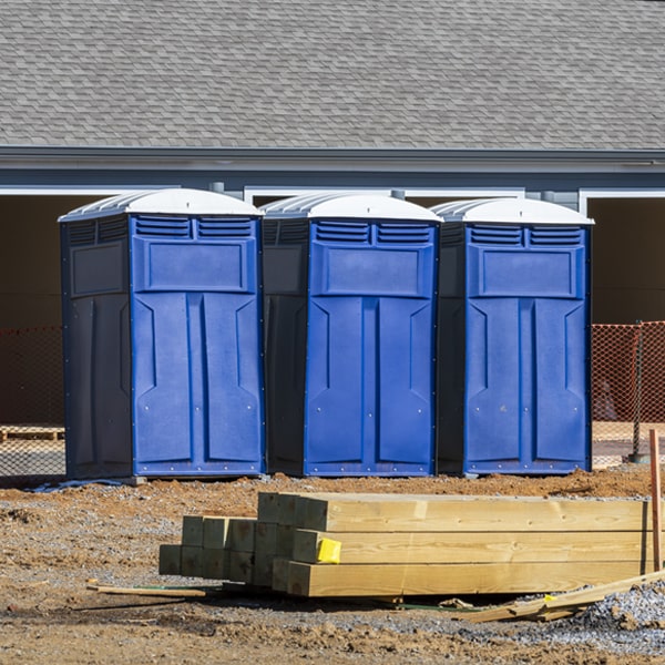 do you offer hand sanitizer dispensers inside the portable restrooms in Essex MT